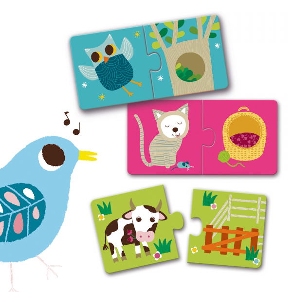 DJECO Pusle “Loomad ja nende kodud”.