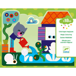 DJECO Veepliiatsiga värvimiskomplekt Kassike