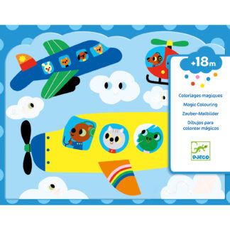 DJECO Veepliiatsiga värvimiskomplekt Õhusõidukid