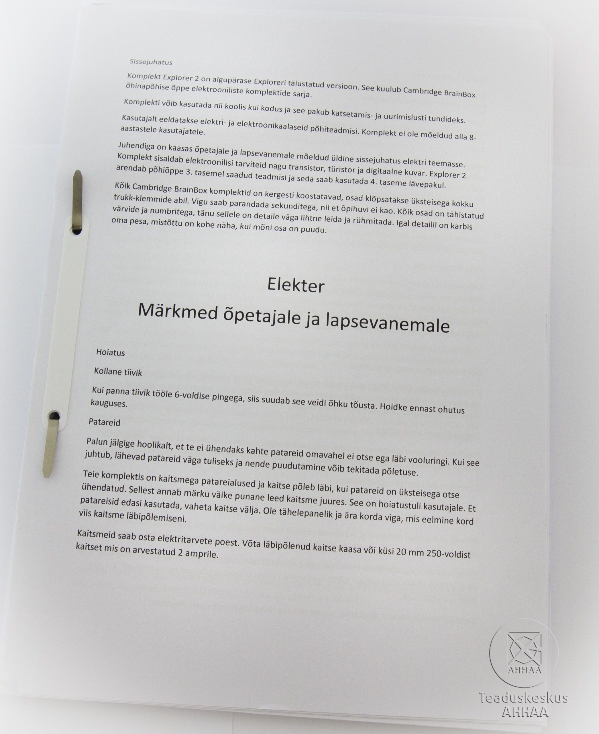 Elektroonikakomplekt Explorer 2