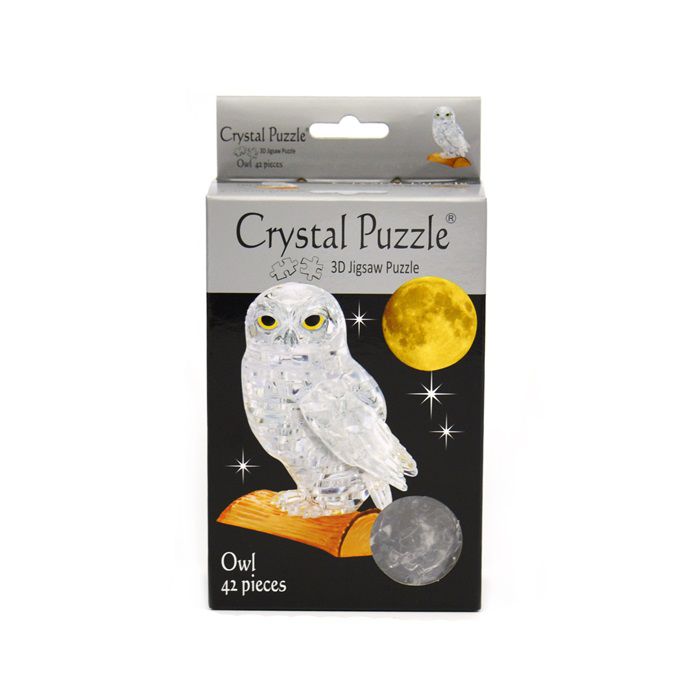 Kristallpusle "Valge öökull"