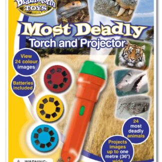 Taskulamp-projektor "Ohtlikud loomad"