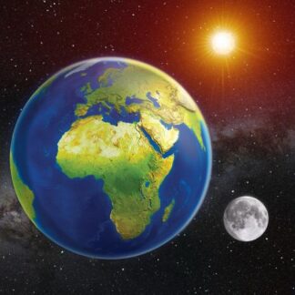 3D magnet "Maa, Päike, Kuu"