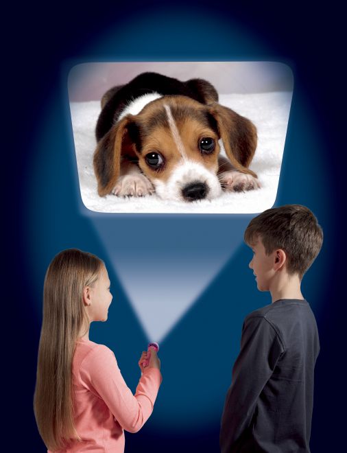 Taskulamp-projektor "Kaisuloomad"