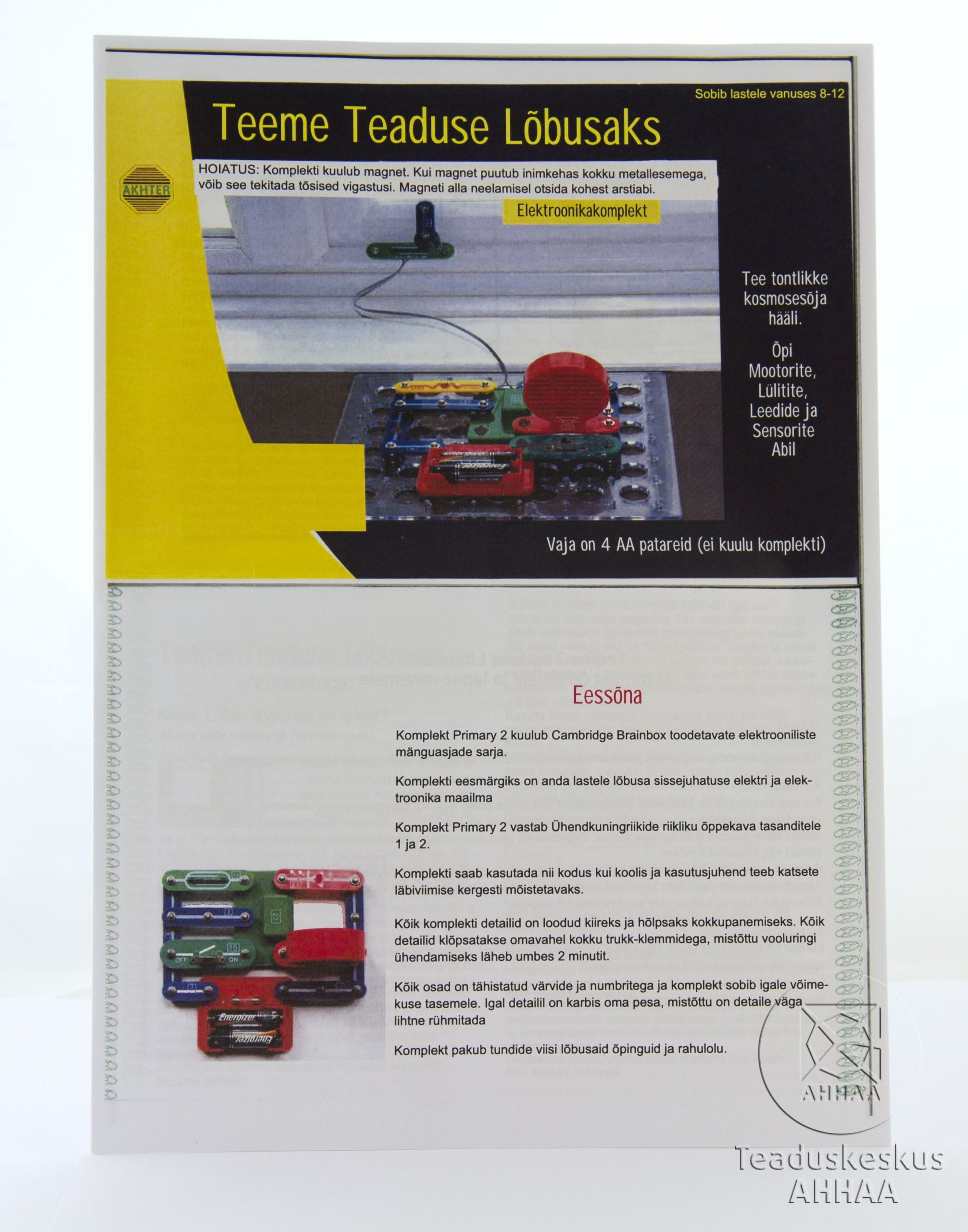 Elektroonikakomplekt Teeme teaduse lõbusaks