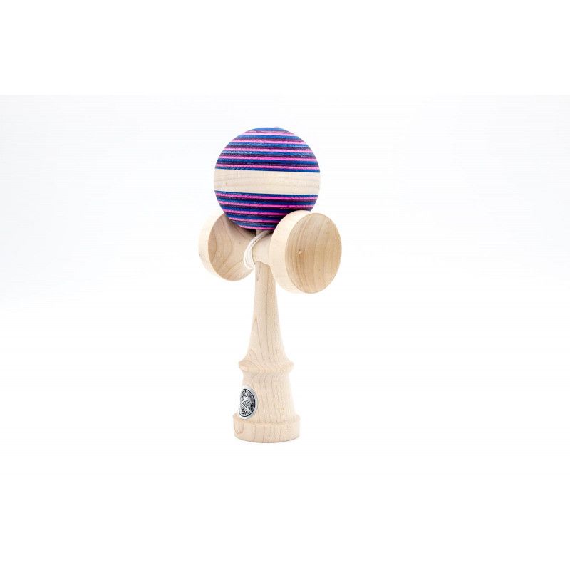 Kendama "Fuchsia Flash Maple Stripe"