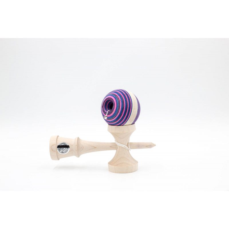 Kendama "Fuchsia Flash Maple Stripe"