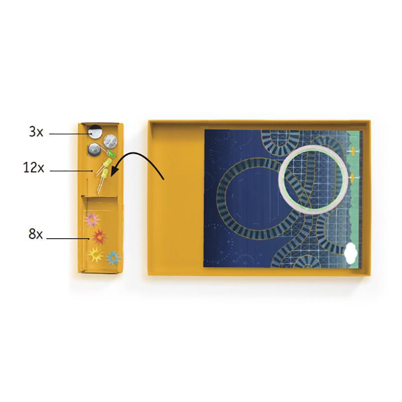 DJECO Valgustusega paberi komplekt "Karussell"