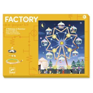 DJECO Valgustusega paberi komplekt "Karussell"