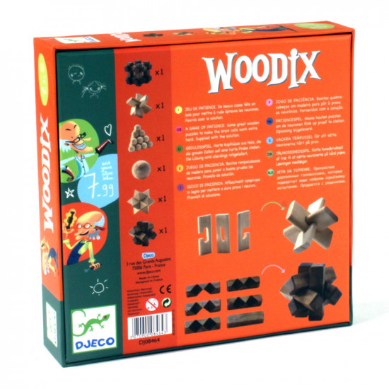 DJECO Nuputamisvigurite komplekt "Woodix"