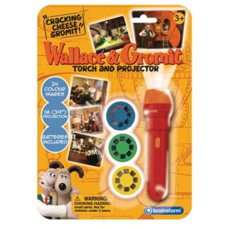 Taskulamp-projektor "Wallace & Gromit"