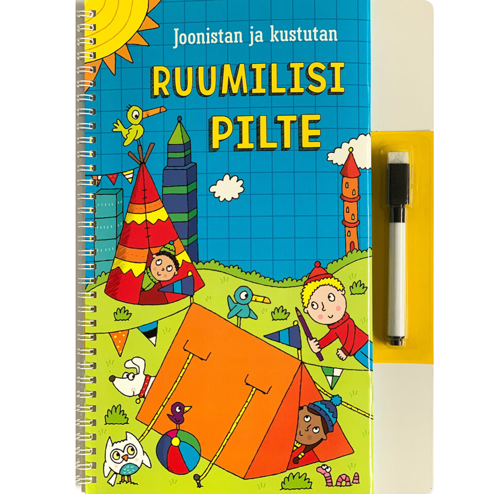 Raamat "Joonistan ja kustutan ruumilisi pilte"