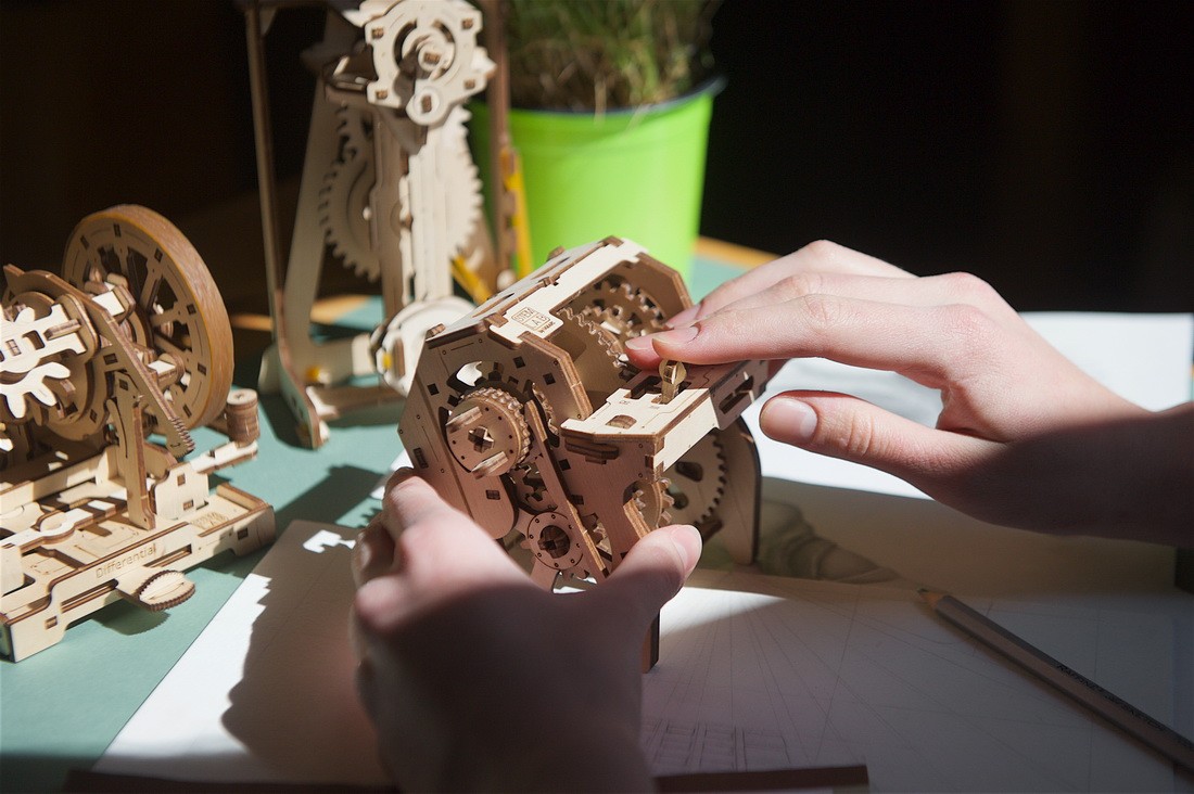 Ugears Mehaaniline mudel "Käigukast"