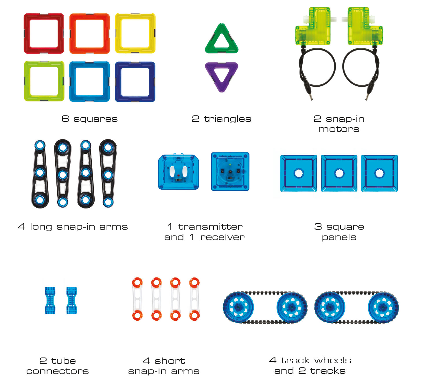Magnetkonstruktor GeoSmart, Kuukulgur 31 osa