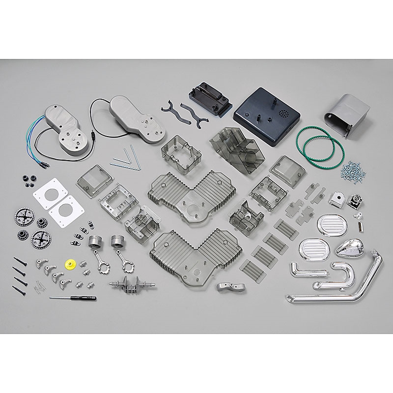 Mootorratta V-kaksikmootori mudeli valmistamine