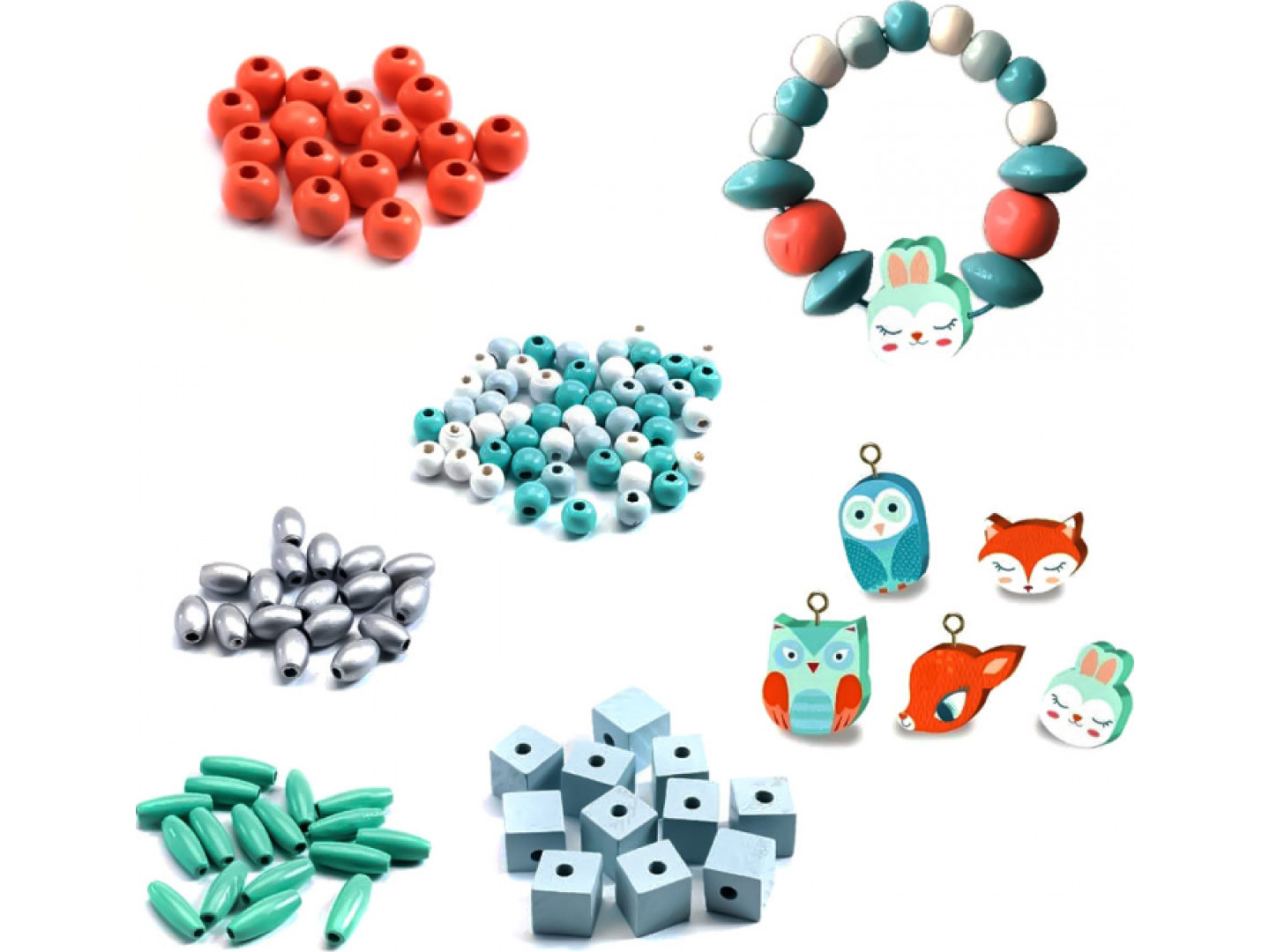 DJECO Ehete valmistamise komplekt "Loomad"