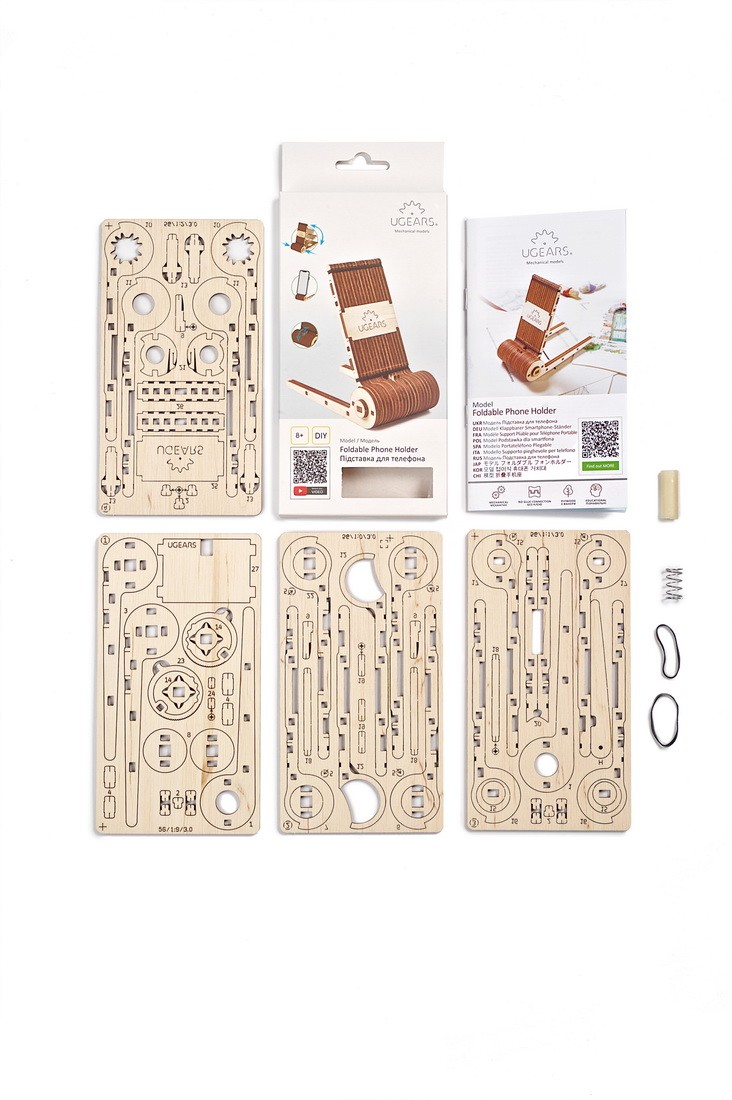 Ugears Mehaaniline mudel "Volditav telefonihoidik"