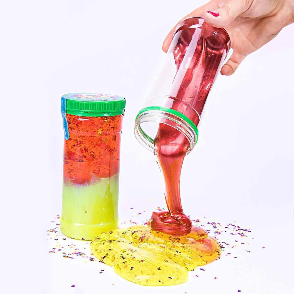 Kahevärviline lima litritega