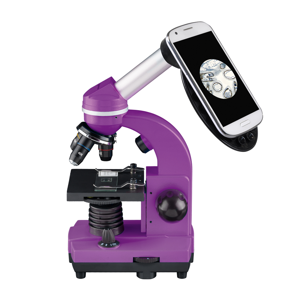Mikroskoop BIOLUX 40x-1600x lilla