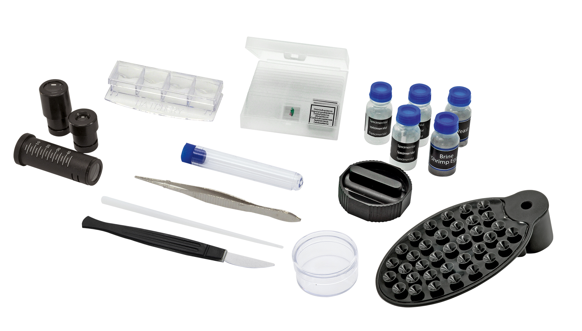 Mikroskoop BIOLUX 40x-1600x sinine