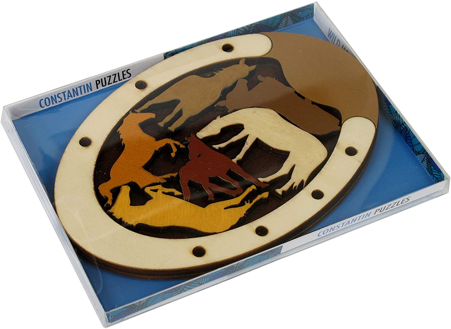 Puidust mõistatus "Hobused"