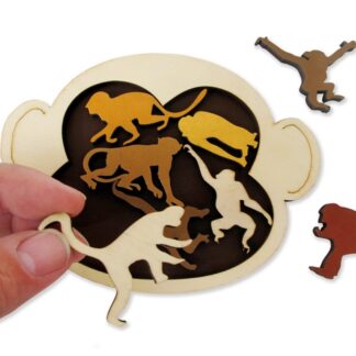 Puidust mõistatus "Pärdikud"