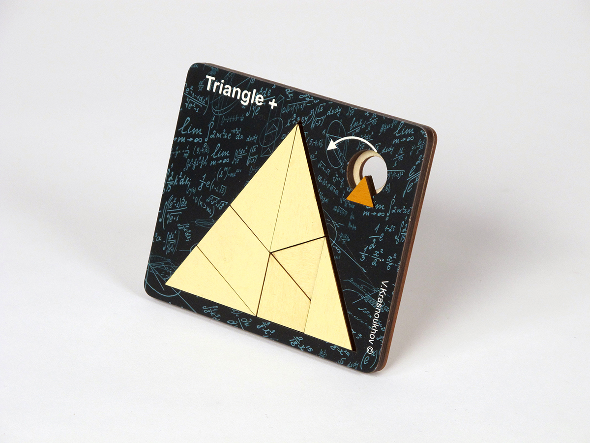 Puidust pusle "Kolmnurk +"