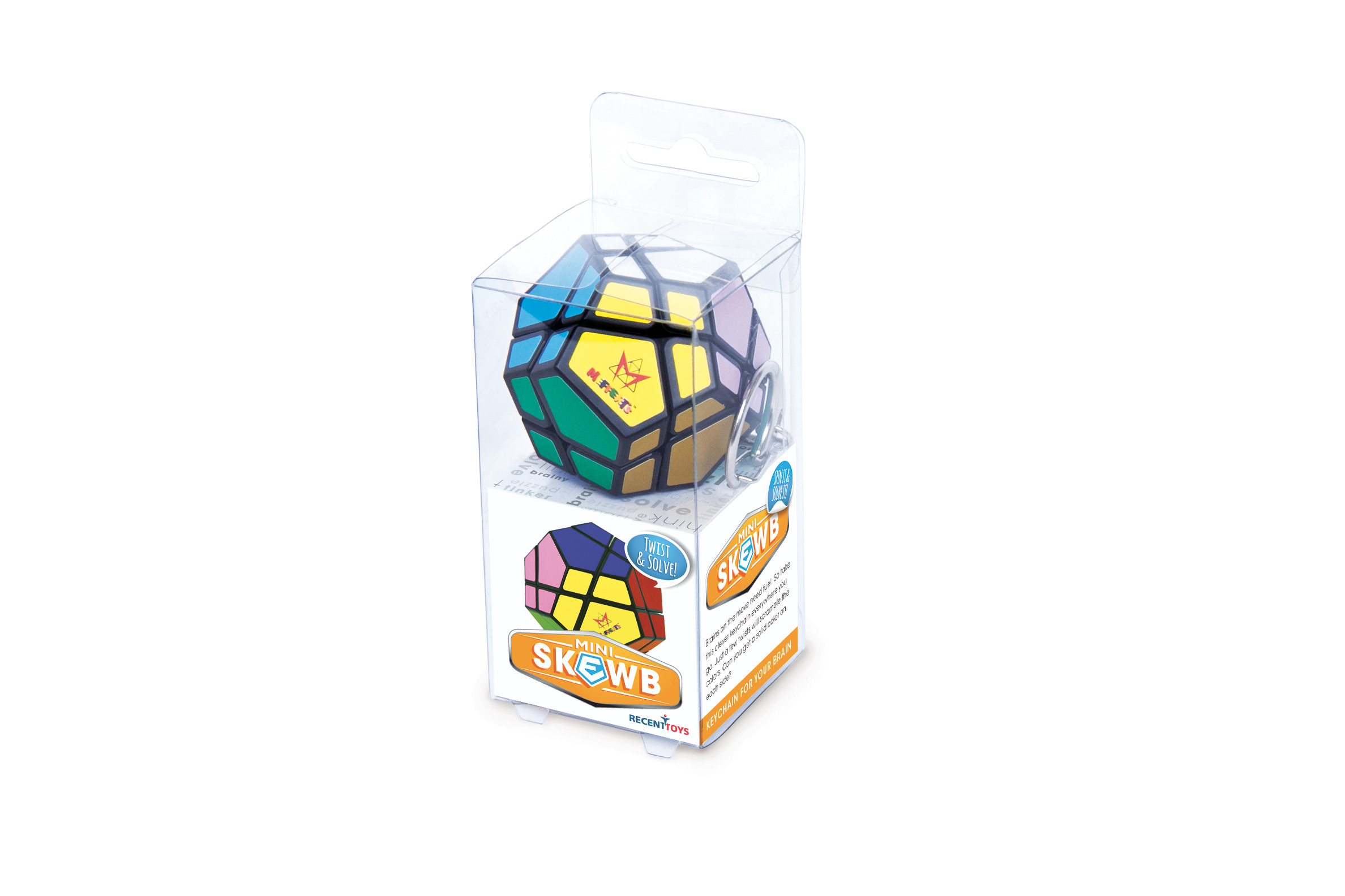 Nuputamisvigur "Skewb Mini" võtmehoidja