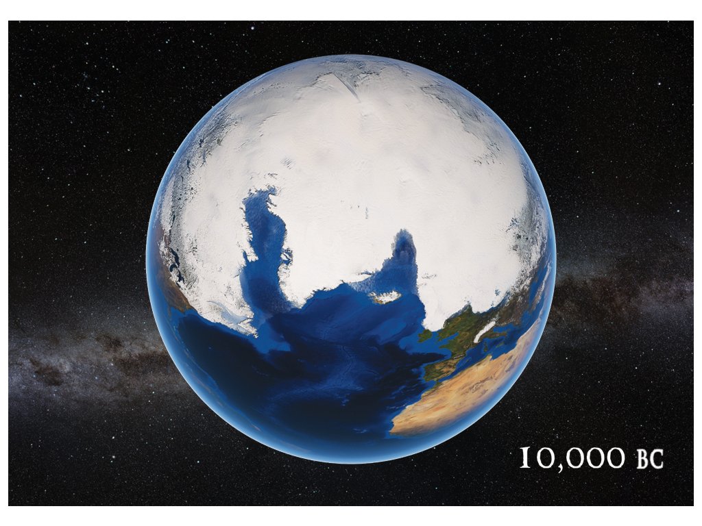 3d postkaart jääaeg