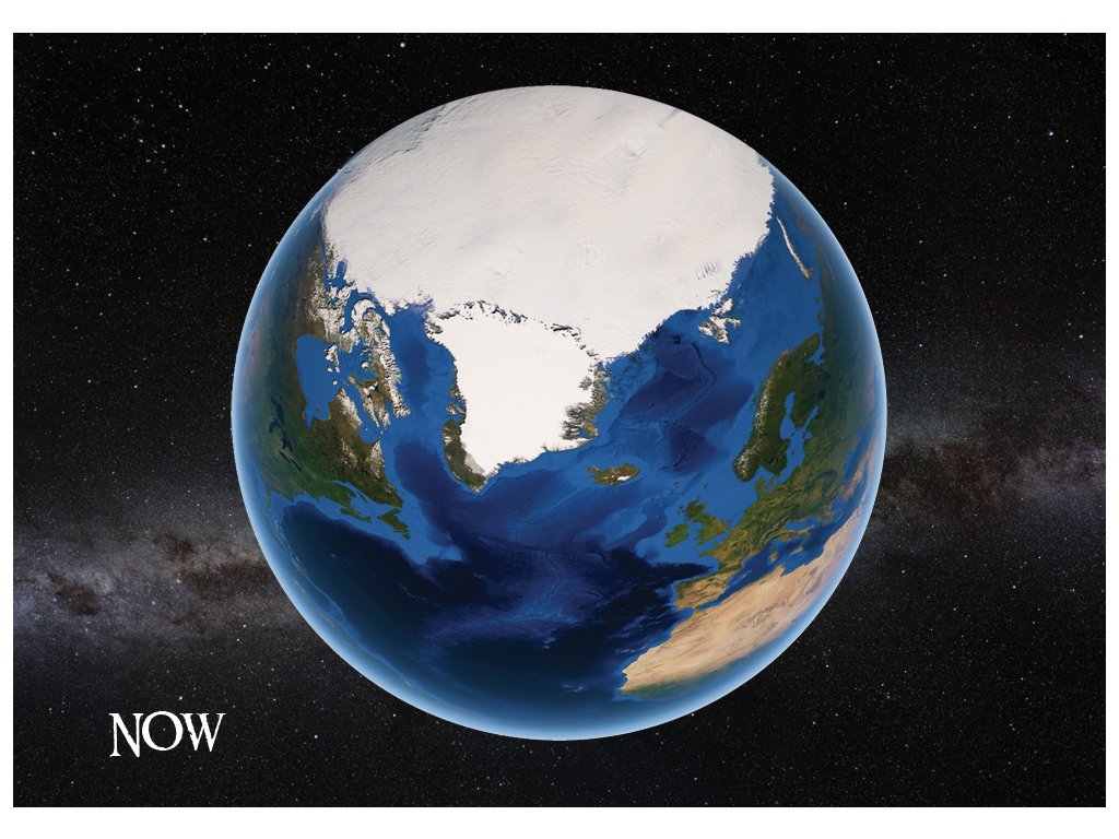 3d postkaart jääaeg