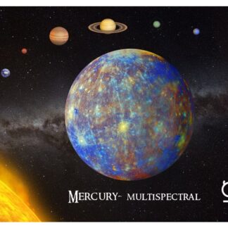 3d postkaart merkuur