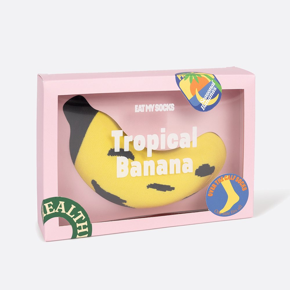 Eat My Socks Lõbusad sokid "Troopiline banaan"