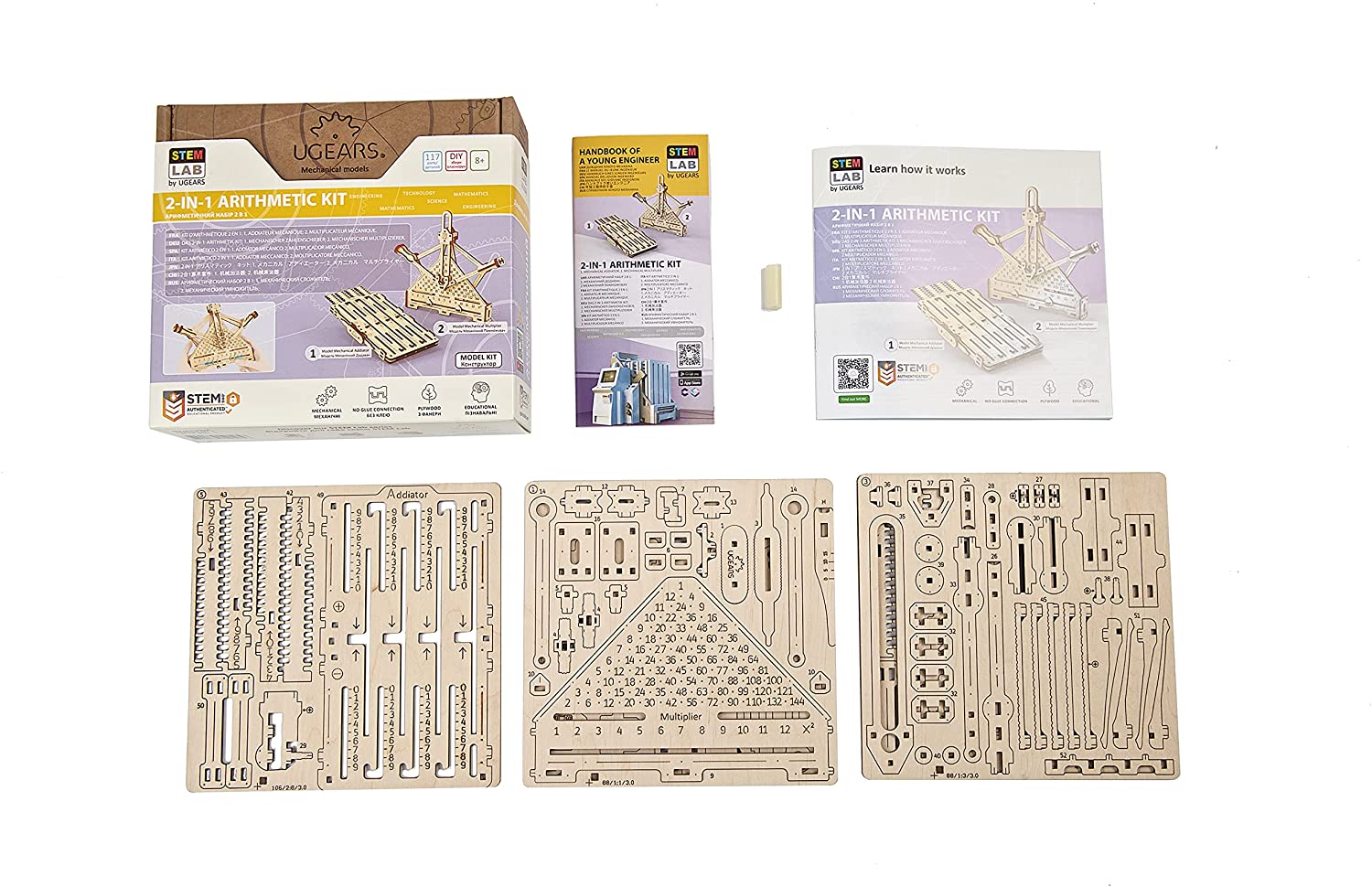 Ugears Mehaaniline mudel "Aritmeetikakomplekt"