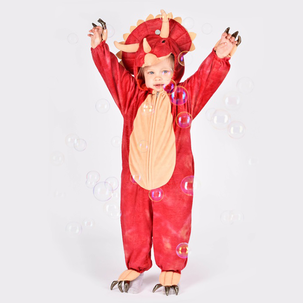Dinosauruse kostüüm Triceratops 104cm