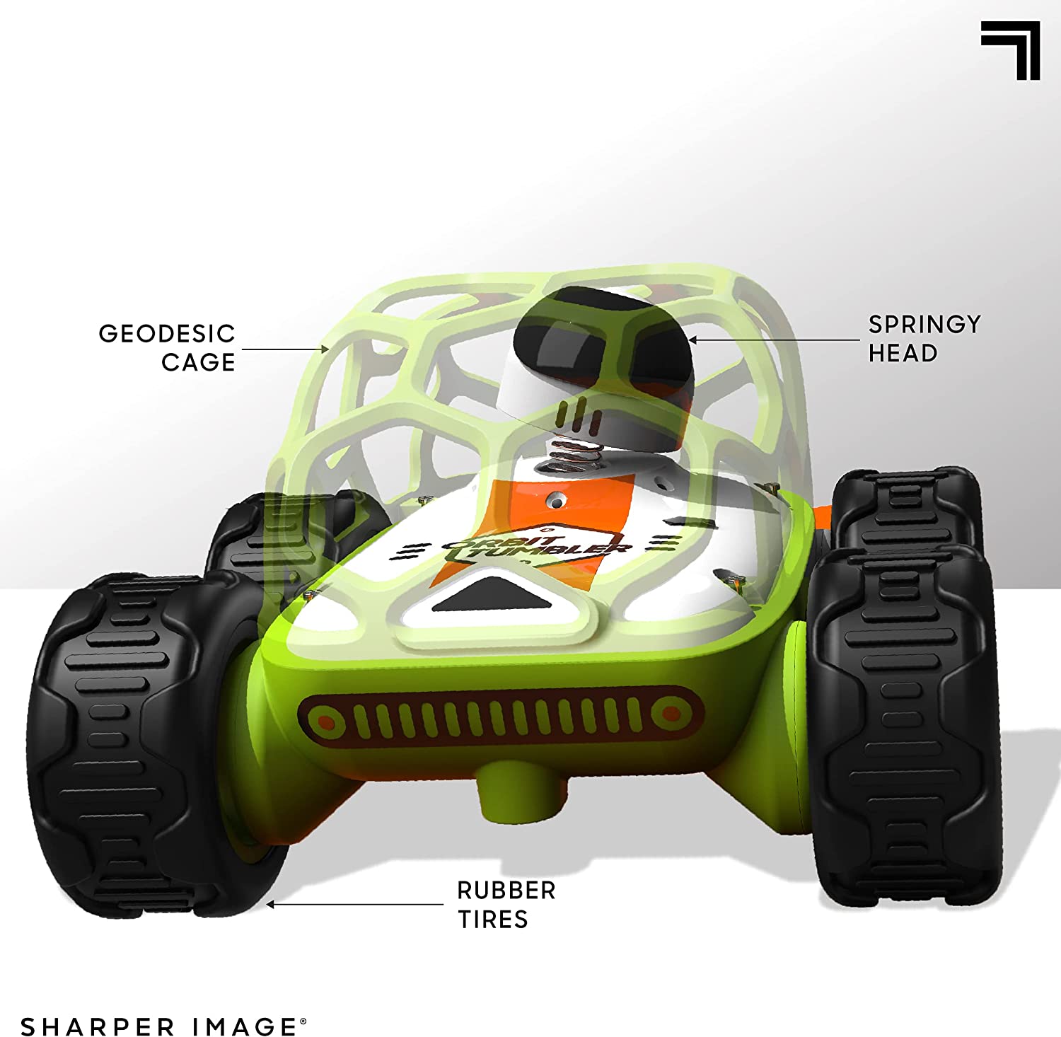Sharper Image Puldiga juhitav trikiauto "Orbit Tumbler"