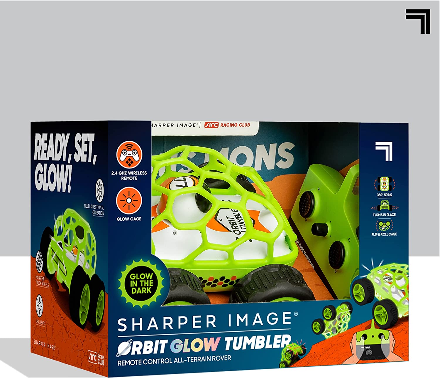 Sharper Image Puldiga juhitav trikiauto "Orbit Tumbler"