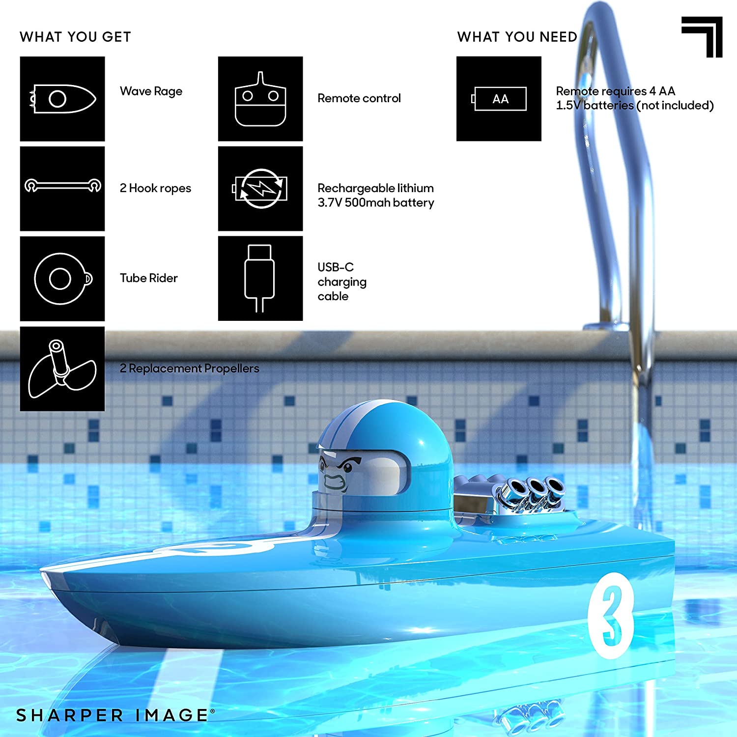 The SHARPER IMAGE RC Wave Rage