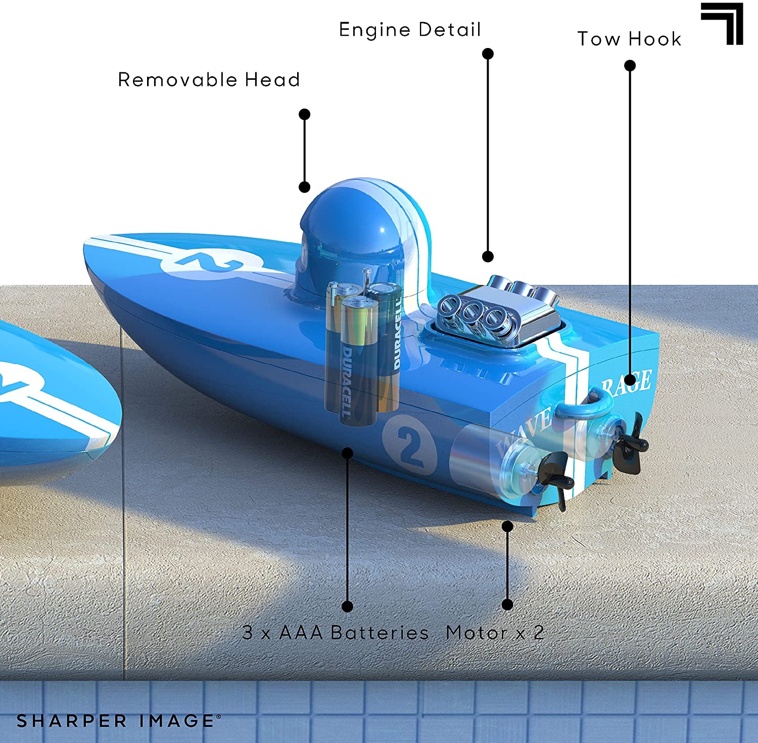 The SHARPER IMAGE RC Wave Rage