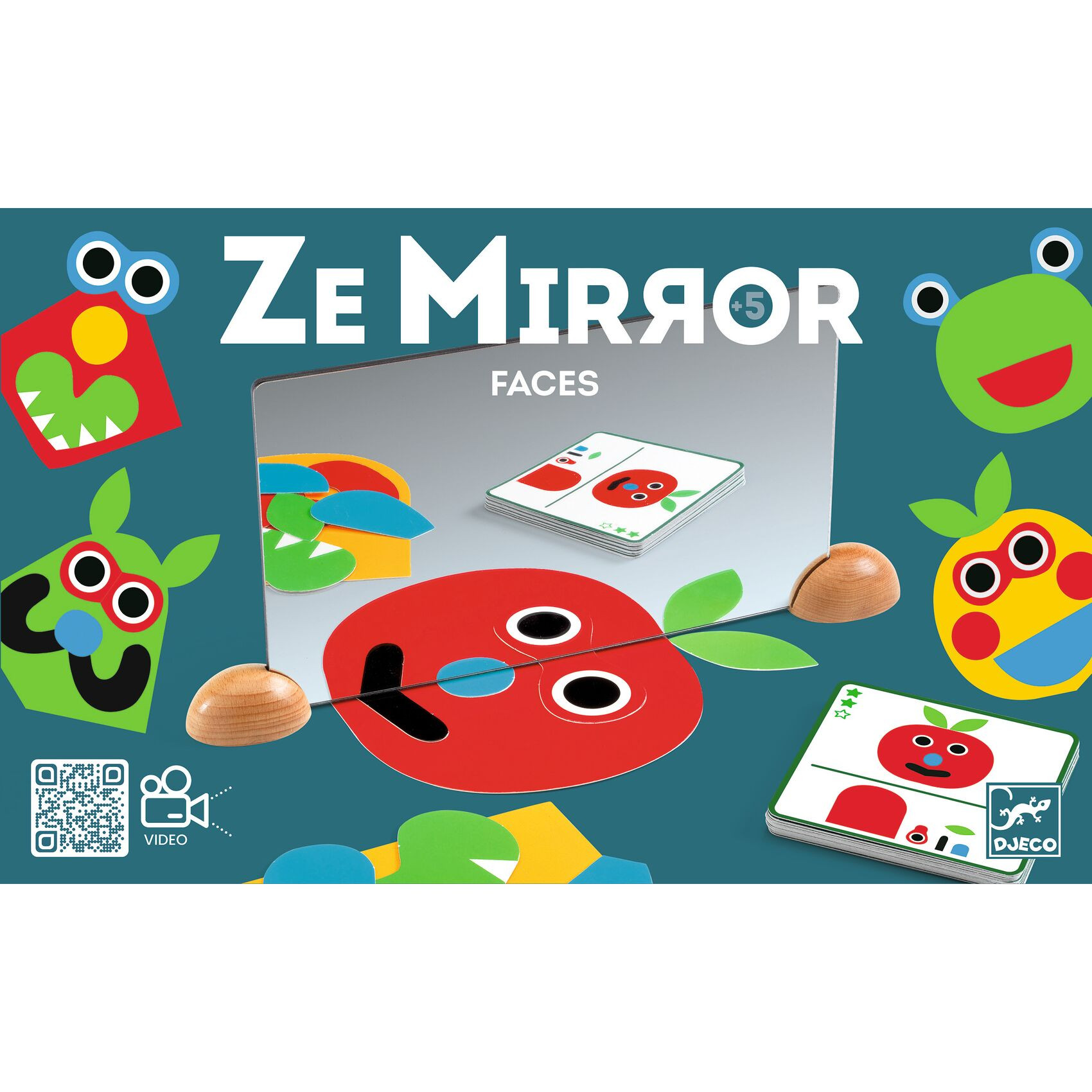 DJECO Õppemäng "Ze Mirror Näod"
