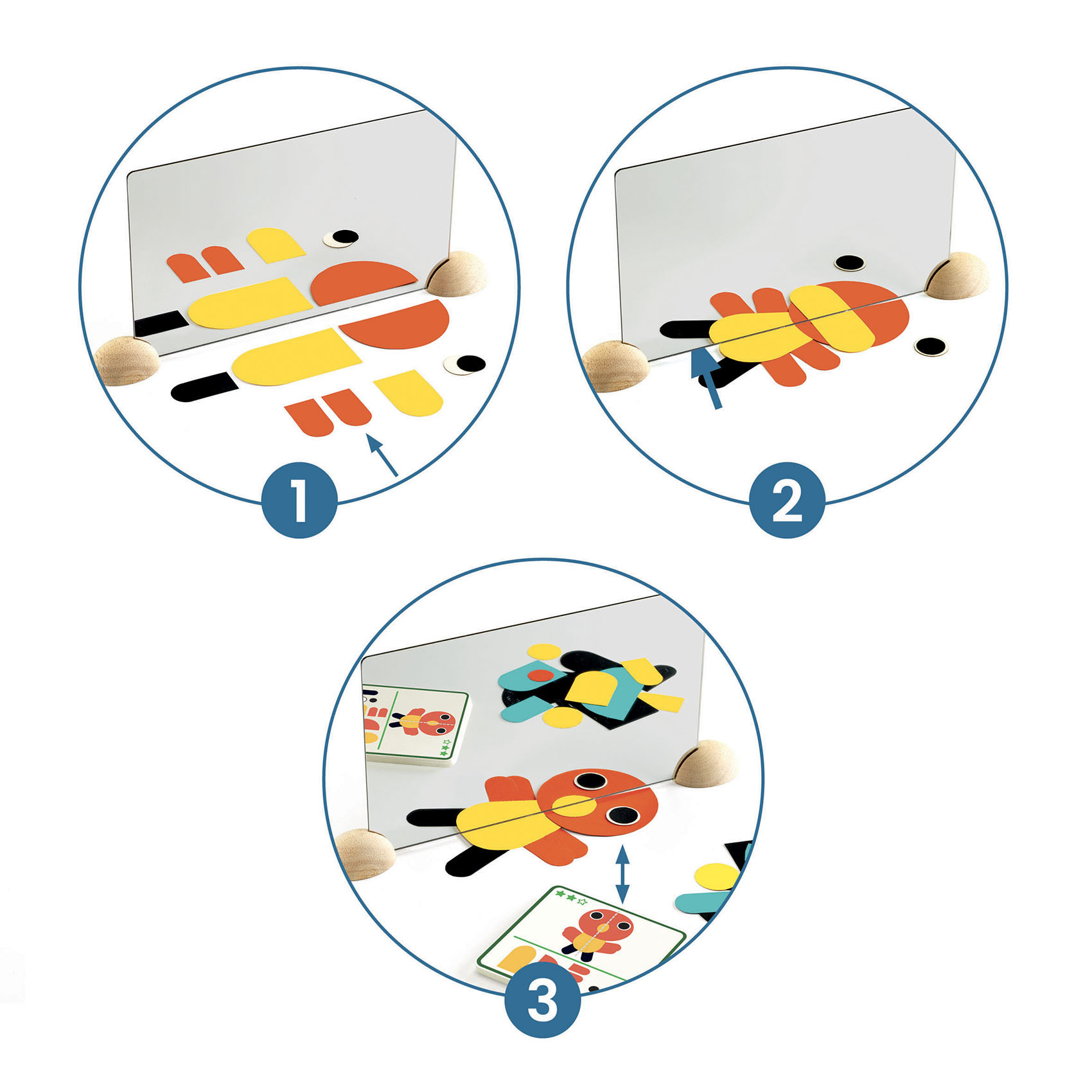 DJECO Õppemäng "Ze Mirror Loomad"