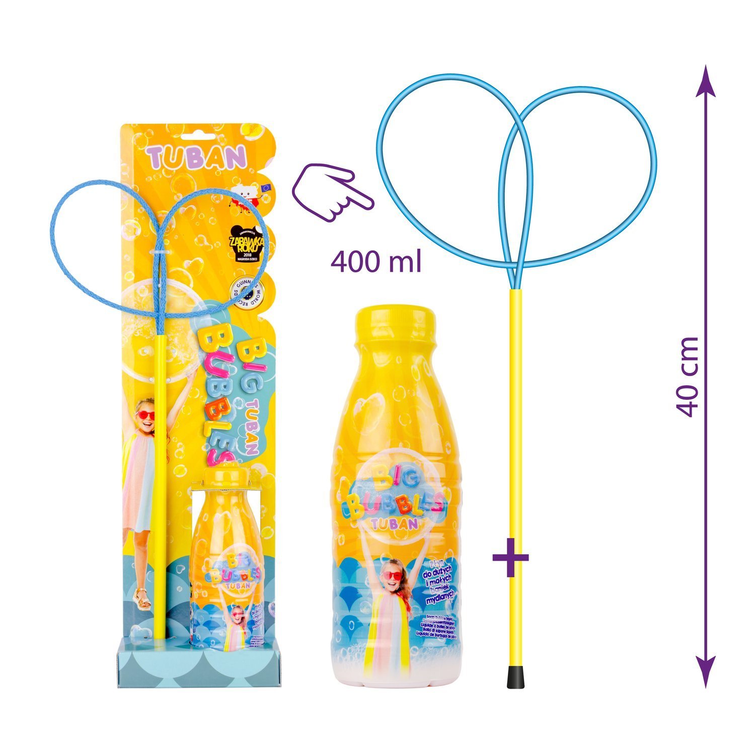 TUBAN BUBBLE RING PRO BUTTERFLY + 0,4L SET