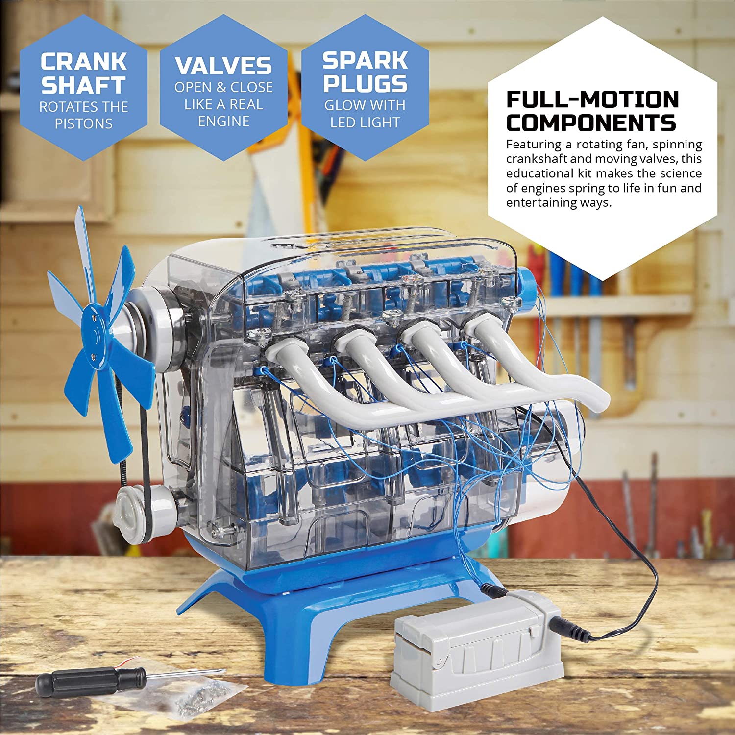 Discovery Mindblown Neljataktilise sisepõlemismootori mudeli valmistamine