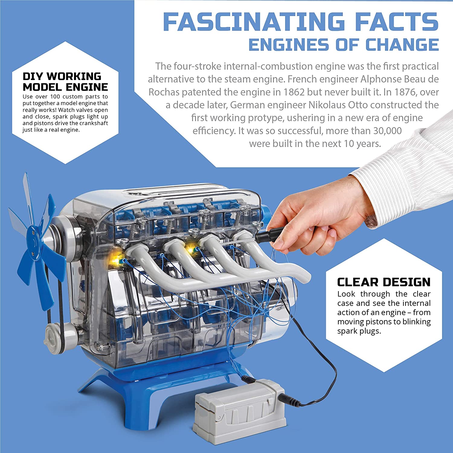 Discovery Mindblown Neljataktilise sisepõlemismootori mudeli valmistamine