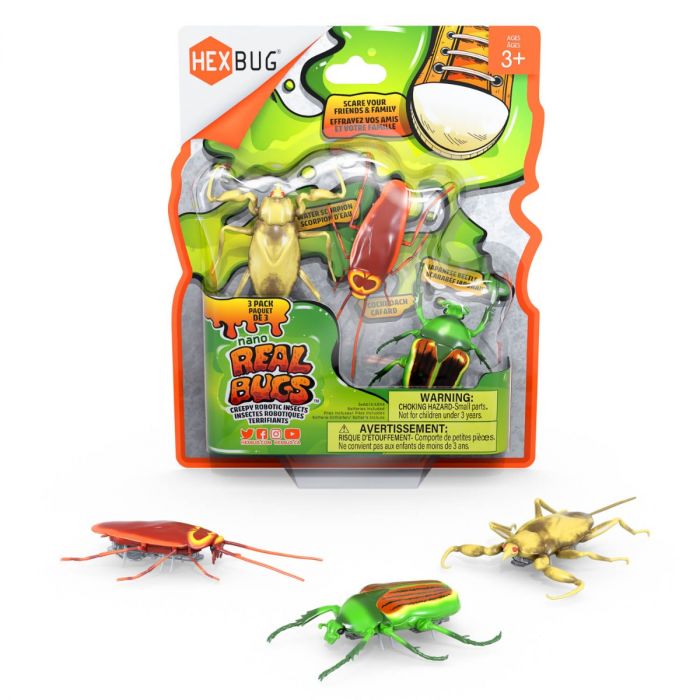 Real Bugs Nanos 3-Pk