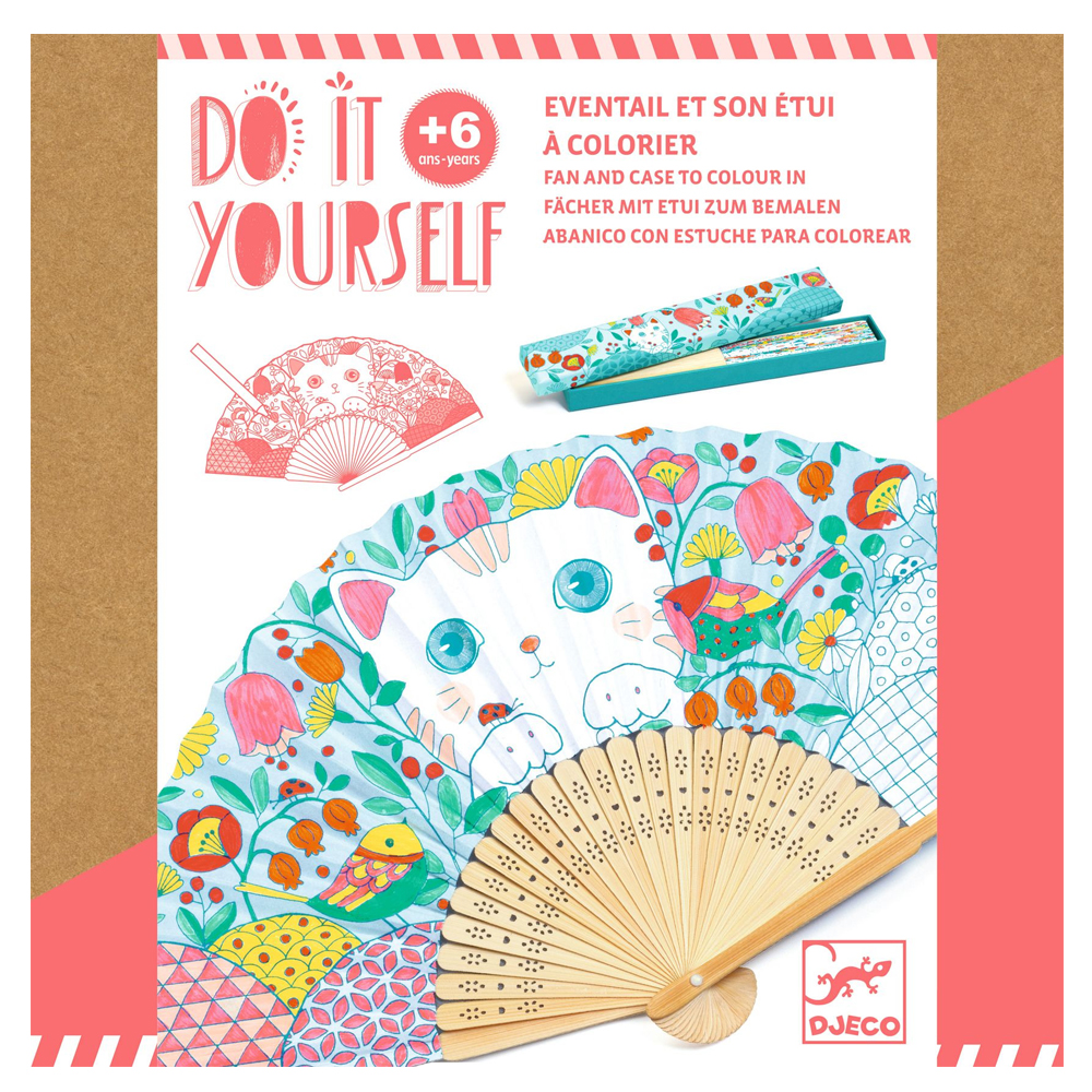 DJECO Lehvikute meisterdamiskomplekt "Kassipoeg Koneko"