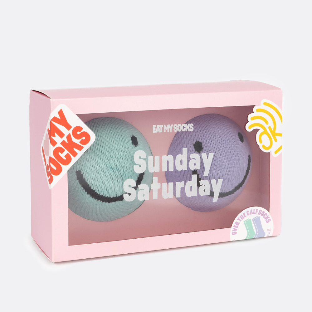 Eat My Socks Lõbusad sokid “Laupäev ja pühapäev”