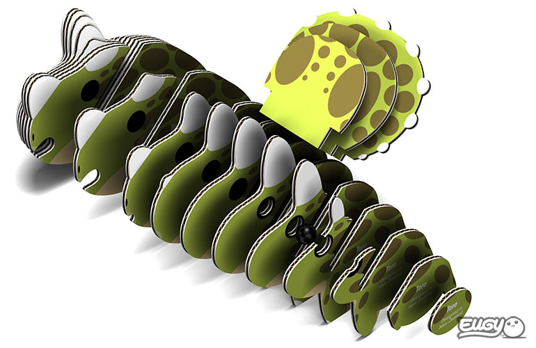 eugy 3d mudel "tritseeratops"
