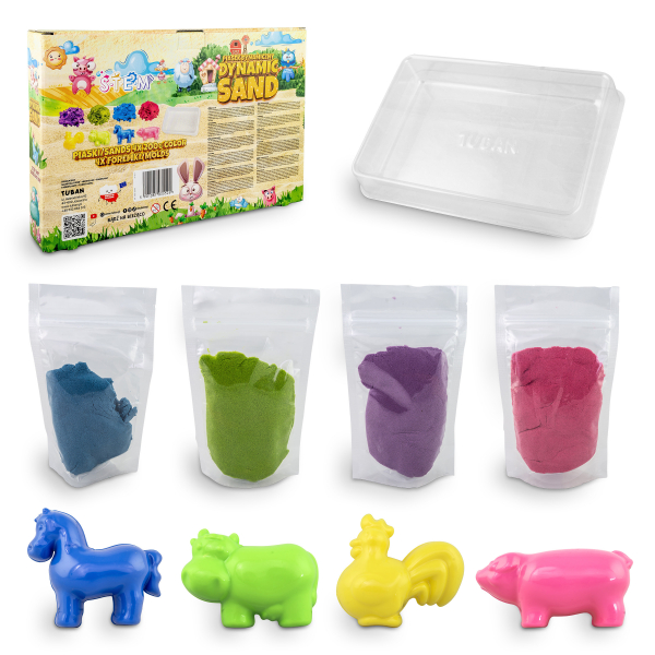 Kineetilise liiva komplekt "Farm"