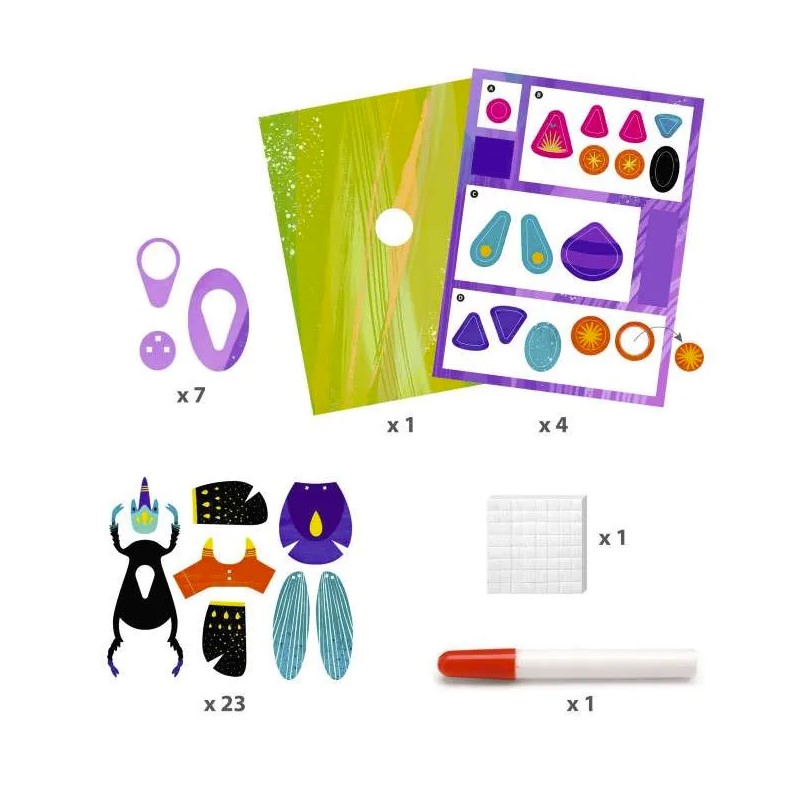 DJECO 3D pildid "Putukad"