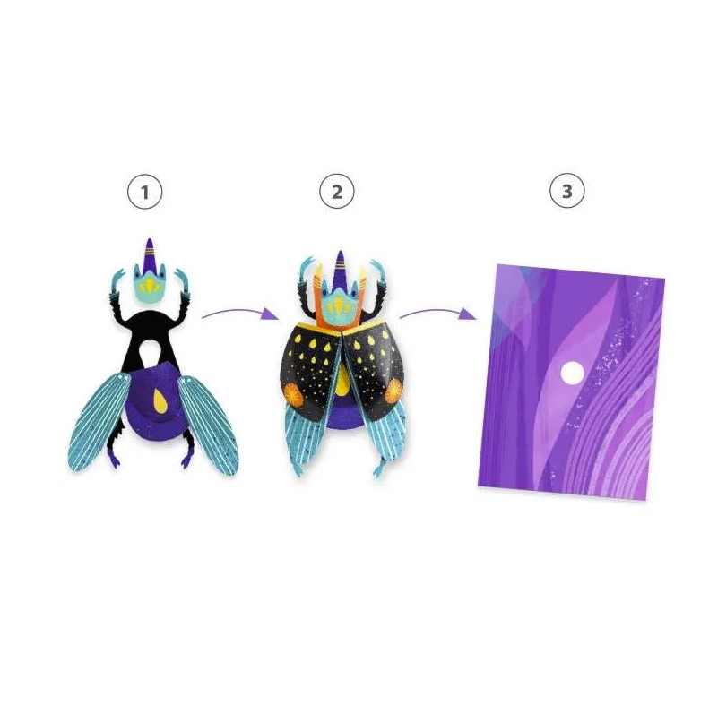 DJECO 3D pildid "Putukad"